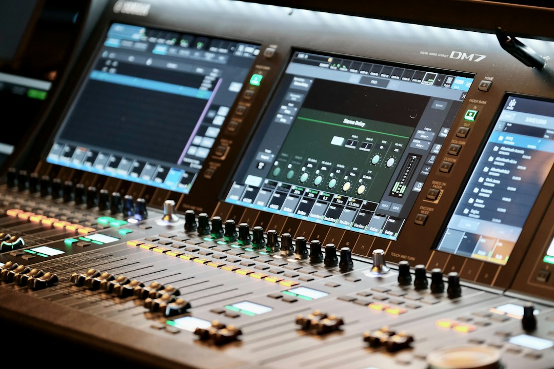 Console de régie audio et calibrage